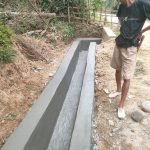 Pemdes Gedung Wani Lakukan Pembangunan Jalan Tani