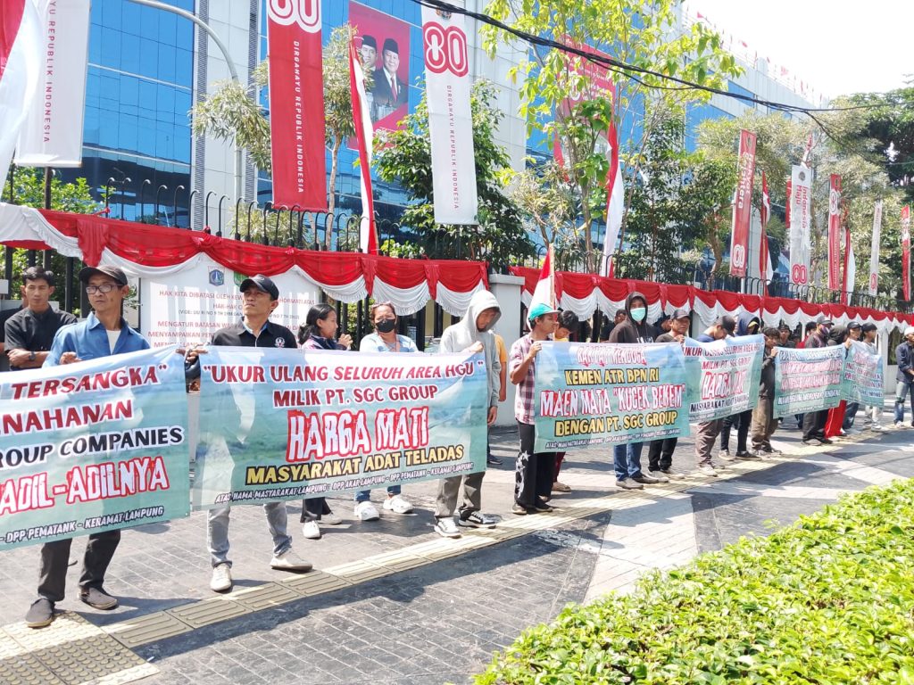 Rakyat Lampung Gempur Jakarta: Copot Nusron Wahid Ukur Ulang PT SGC