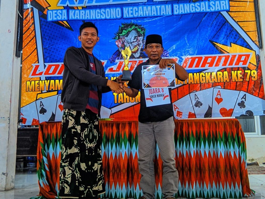 Grand Final Lomba Joker Mania Karangsono dalam rangka memperingati HUT Bhayangkara ke 79 dan HUT RI ke 80 perebutan Piala Kades CUP tahun 2025