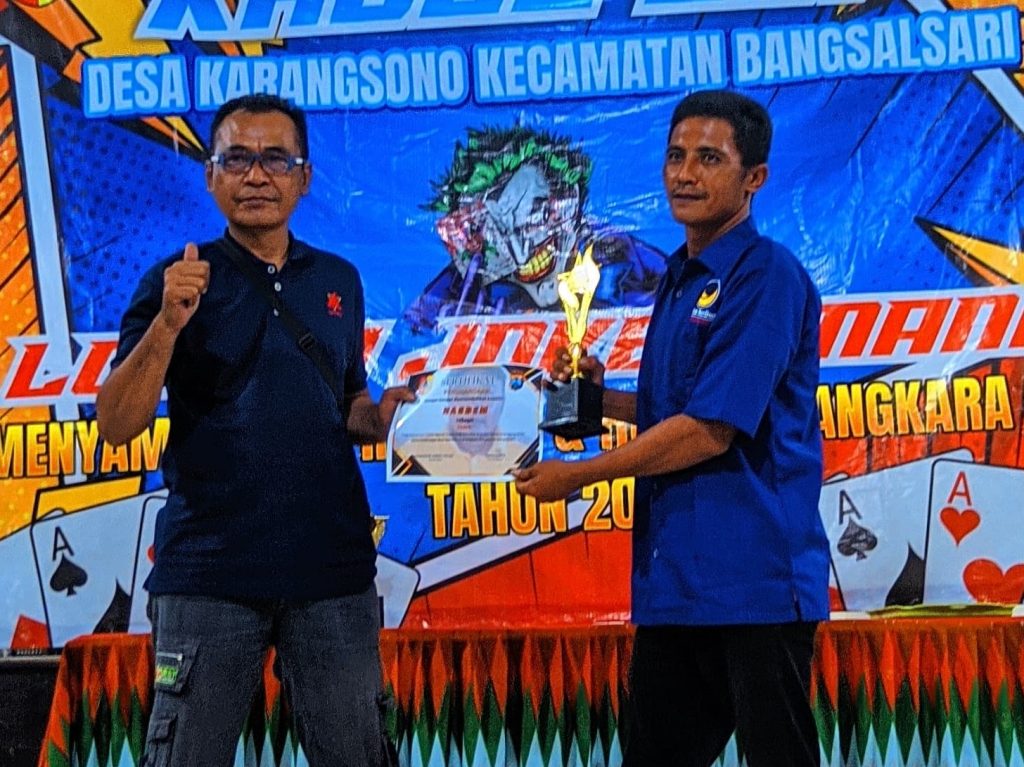 Bendera NasDem Sukses sabet Tiga Piala Dalam Lomba Jokermania Desa Karangsono