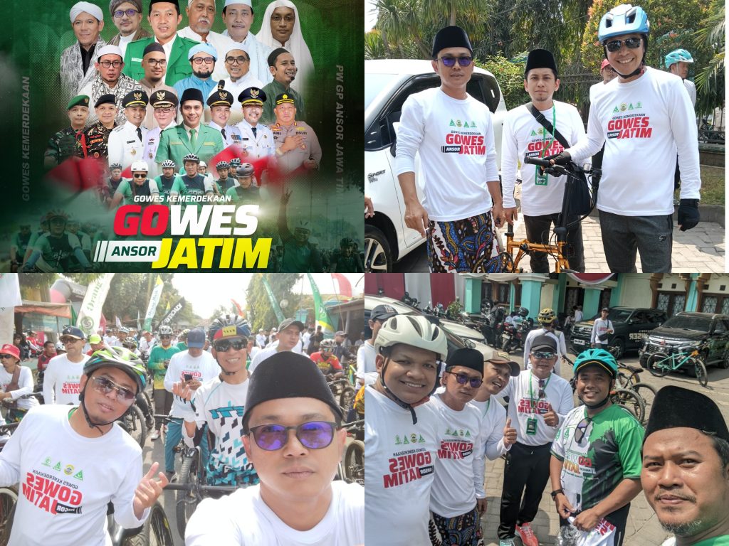 Sukses! Sambut HUT RI Ke 80 PW Ansor Jawa Timur Gelar Event Go Wes Kemerdekaan