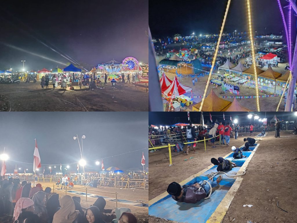 Dipadati Ribuan Pengunjung Tiap Malamnya Berkah Bagi UMKM! Alun Alun Desa Tugusari Nusantara Terus Di Sempurnakan