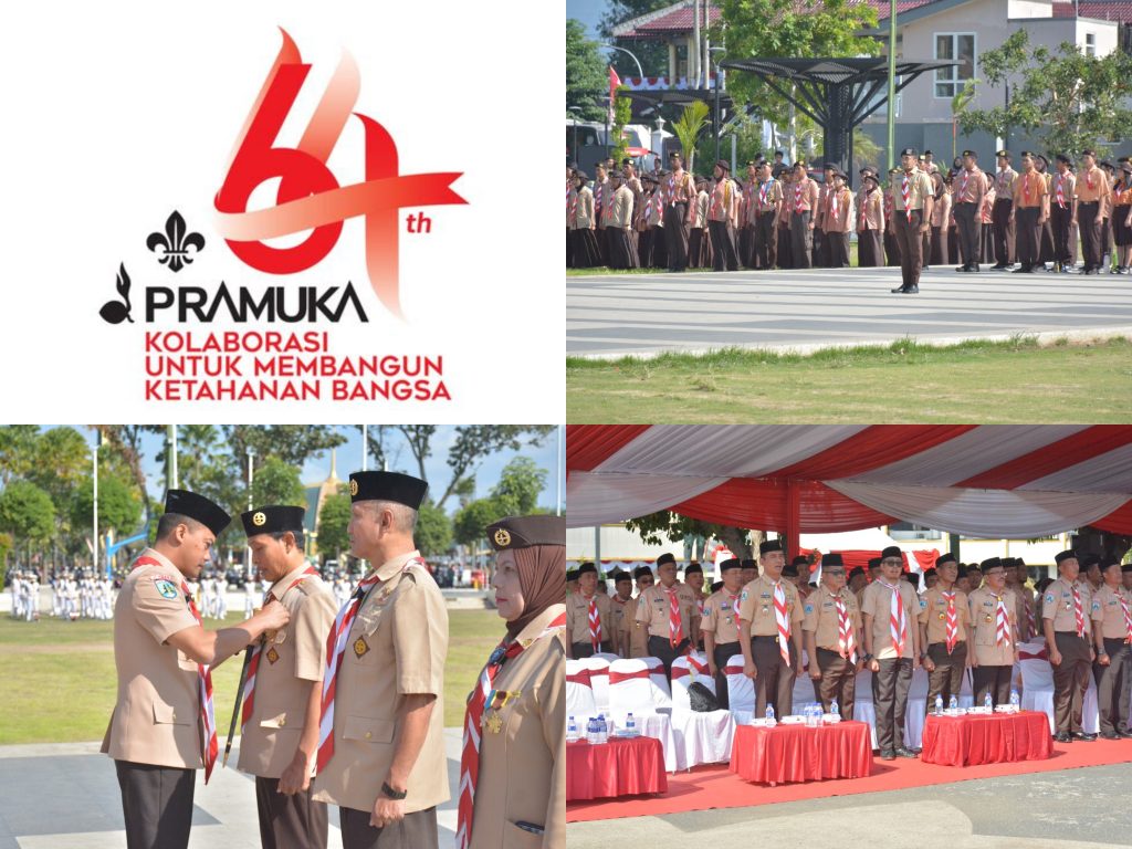 Bangun Kolaborasi Untuk Membangun Ketahanan Bangsa! Dandim 0824 Jadi Pembina Upacara Dalam HUT Pramuka Ke 64
