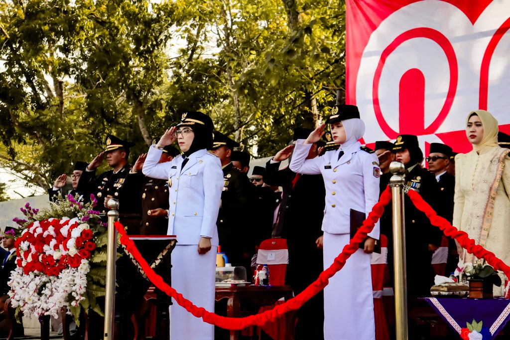 Upacara HUT KE-80 RI, Pemkab Way Kanan Teguhkan Semangat Persatuan dan Cinta Tanah Air