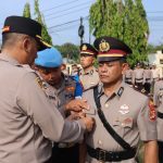 Dukung Pelaksanaan Tugas Kepolisian, Kapolres Way Kanan Pimpin Upacara Pelantikan dan Sertijab