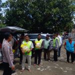 Polres Way Kanan Gelar Do’a Bersama dengan Ojek Pangkalan di Stasiun KAI Blambangan Umpu