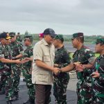 Menhan RI dan Panglima TNI Tiba di Kabupaten Way Kanan – Dandim 0427/Way Kanan Laksanakan Penyambutan di Lanudad Gatot Soebroto Way Tuba