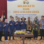 Milad ke-13, IWO Lampung Beri Penghargaan kepada Tokoh Pendorong Percepatan Pembangunan Daerah