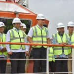 Gubernur Bengkulu Bersama Menteri Koordinator Bidang Infrastruktur Tinjau Pendangkalan Pelabuhan