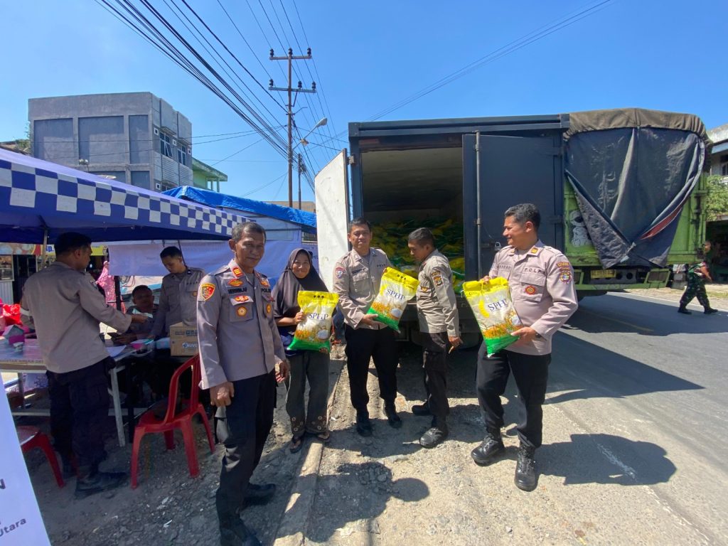 Polres Way Kanan Gelar GPM di Pasar Baradatu