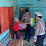 Wujudkan Kepedulian Sosial, Satlantas Polres Way Kanan Gelar Aksi Jum’at Berkah