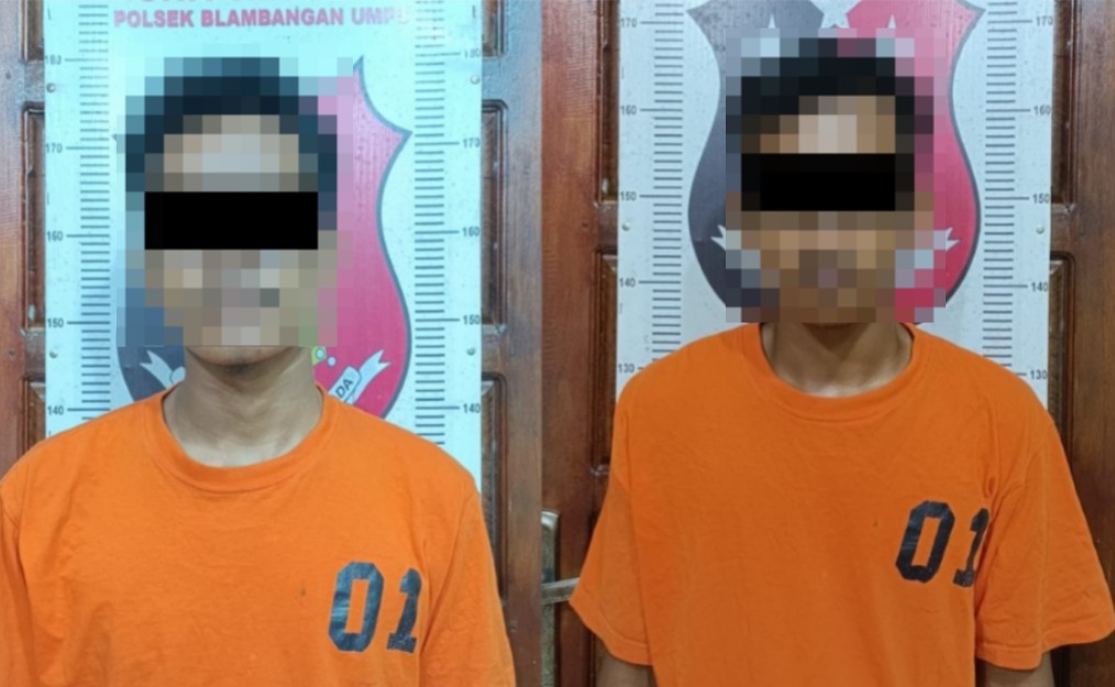 Polsek Blambangan Umpu Amankan Diduga Dua Pelaku Curi Tandan Sawit