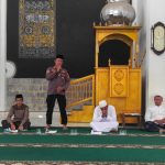 Pengajian Istigosah di Ponpes Bahrul Ulum, Kapolsek Rebang Tangkas Berikan Himbauan Kamtibmas