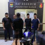 Polres Way Kanan Amankan Pelaku Penipuan dan Penggelapan Sepeda Motor Yamaha R15
