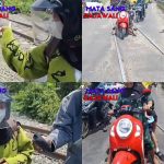 Kembali Meresahkan! Pintu Rel Pecoro Kembali Membuat Seorang Mahasiswi Cantik Jatuh Dalam Pelukan Aspal