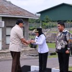 Bupati Way Kanan Lepas Keberangkatan Menhan dan Panglima TNI di Bandara Gatot Soebroto