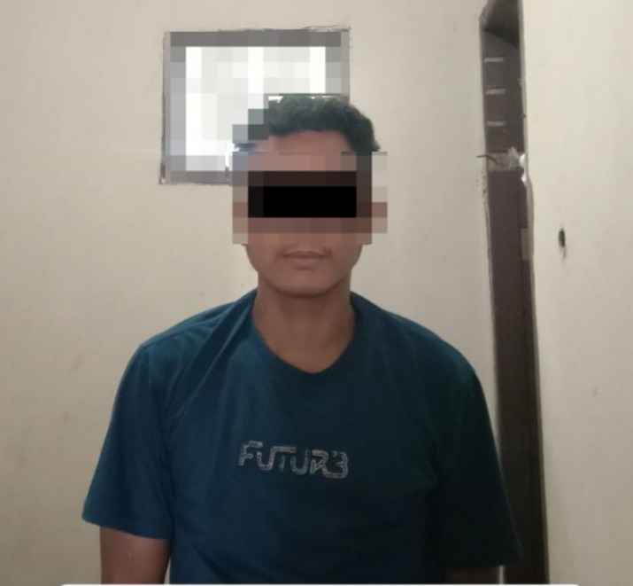 Polsek Way Tuba Amankan Diduga Pelaku Curi Dinamo Mesin di PT. PAY