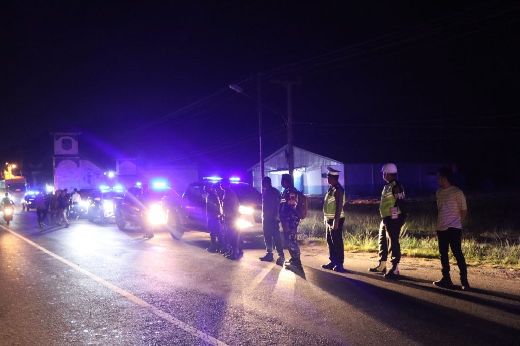 TNI-Polri dan Instansi Terkait Gelar Patroli KRYD di Jalinsum Way Kanan