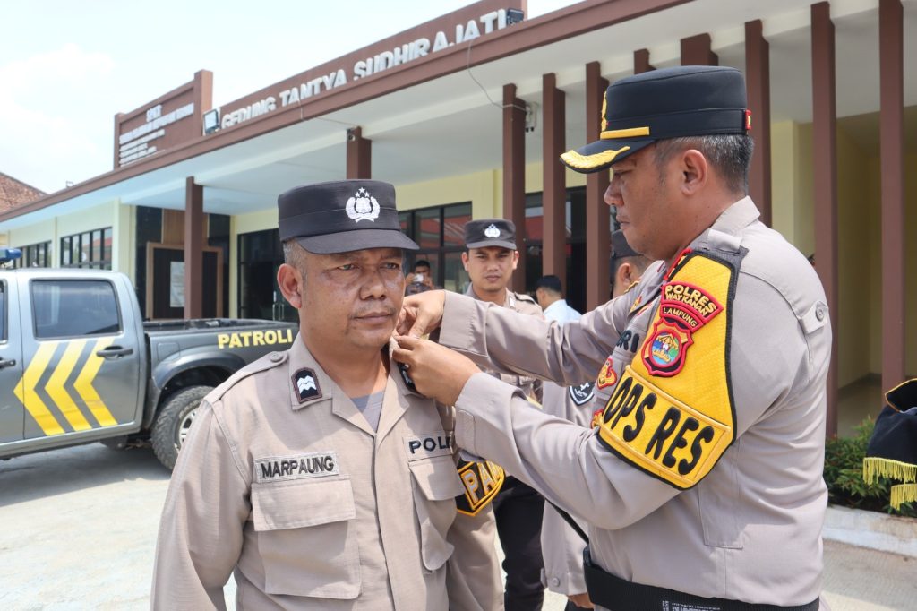 Kapolres Pimpin Upacara Pelantikan dan Peresmian Pamapta Polres Way Kanan