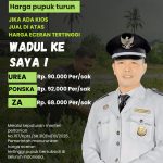 Petani Lojejer Sambut Gembira Penurunan HET Pupuk Bersubsidi, Kades Sholeh Siap Kawal Harga di Kios Pertanian