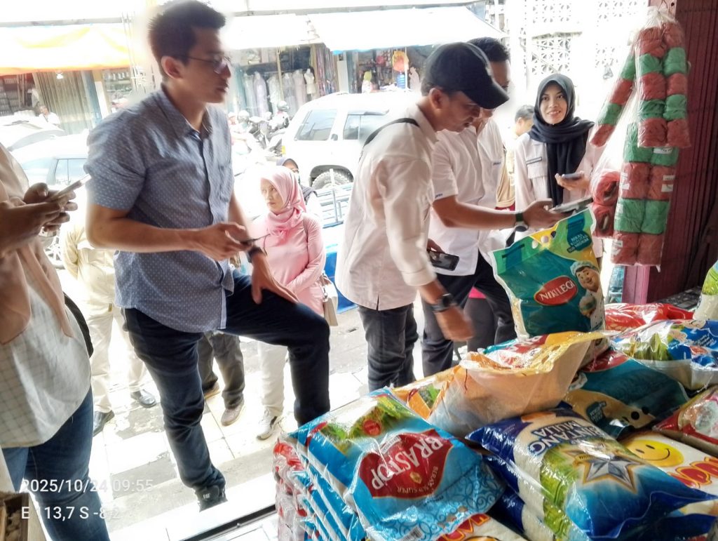 Satgas Pangan Polres Jember Sidak Pasar Tanjung, Pastikan Harga Beras Sesuai Ketentuan Pemerintah