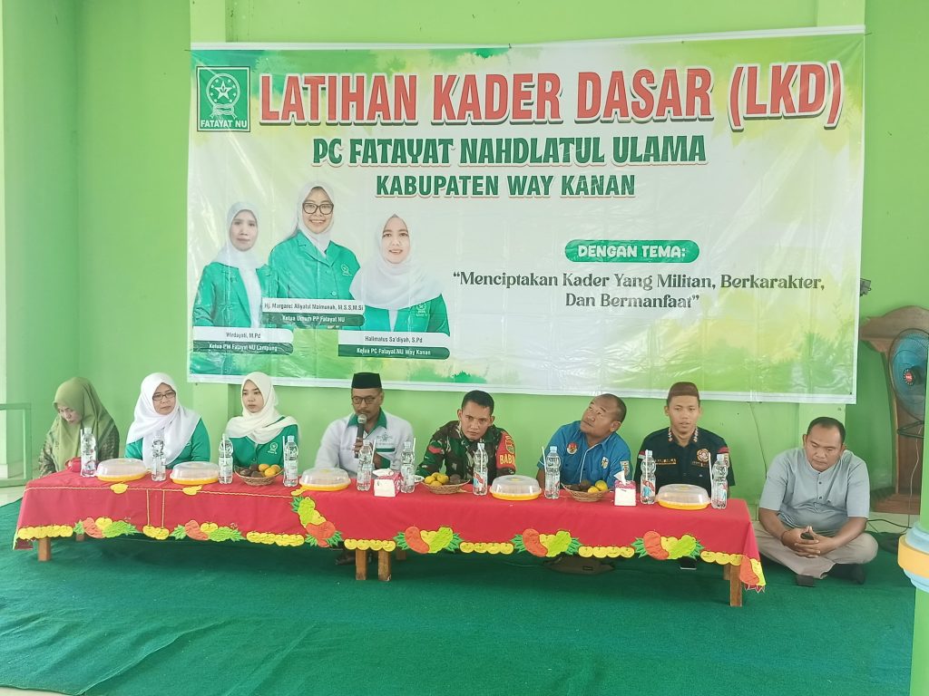 Pengurus Cabang FATAYAT NU Kabupaten Way Kanan Gelar Latihan Kader Dasar di Baradatu
