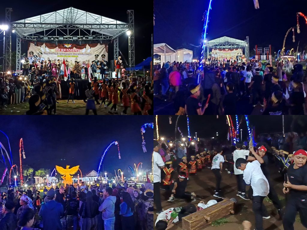 Juara Karnaval Tampilkan Performe Pendidikan Meriah di Peresmian Tugu Pancasila Tugusari