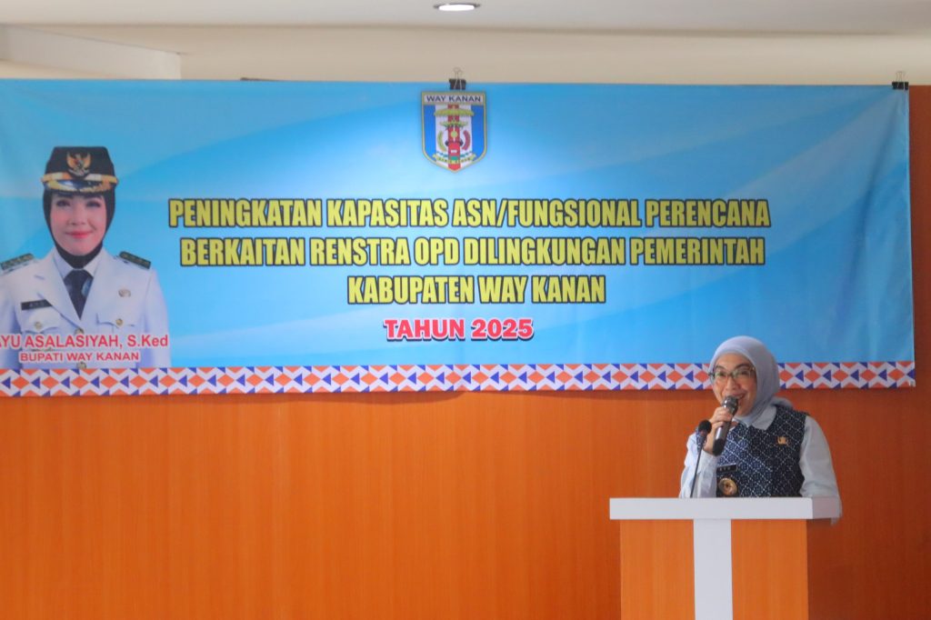 Penutupan Workshop Renstra OPD, Bupati Way Kanan Ajak ASN Wujudkan Perencanaan Yang Partisipatip dan Terukur