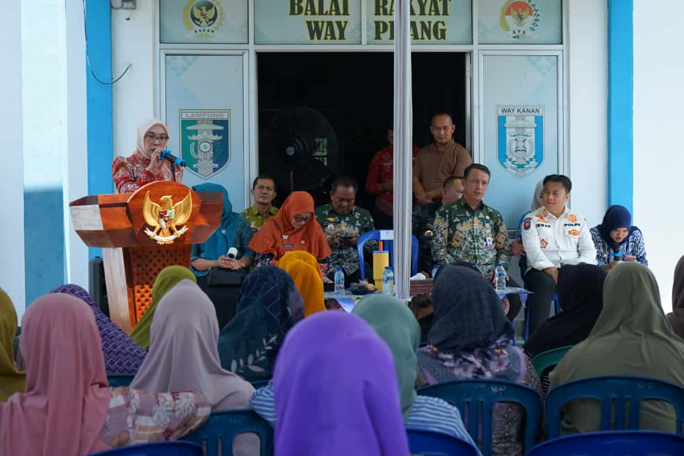 Bupati Ayu Asalasiyah Kolaborasi Masyarakat Way Tuba Menuju Generasi Sehat dan Bebas Stunting