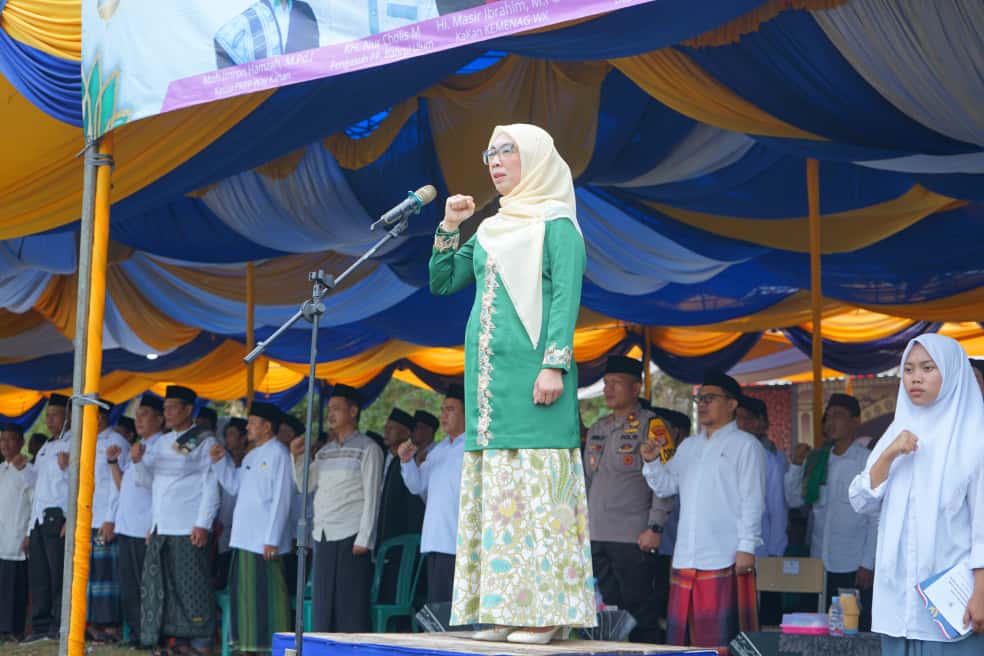 Pemkab Way Kanan Gelar Upacara Peringatan Hari Santri Nasional Th-2025