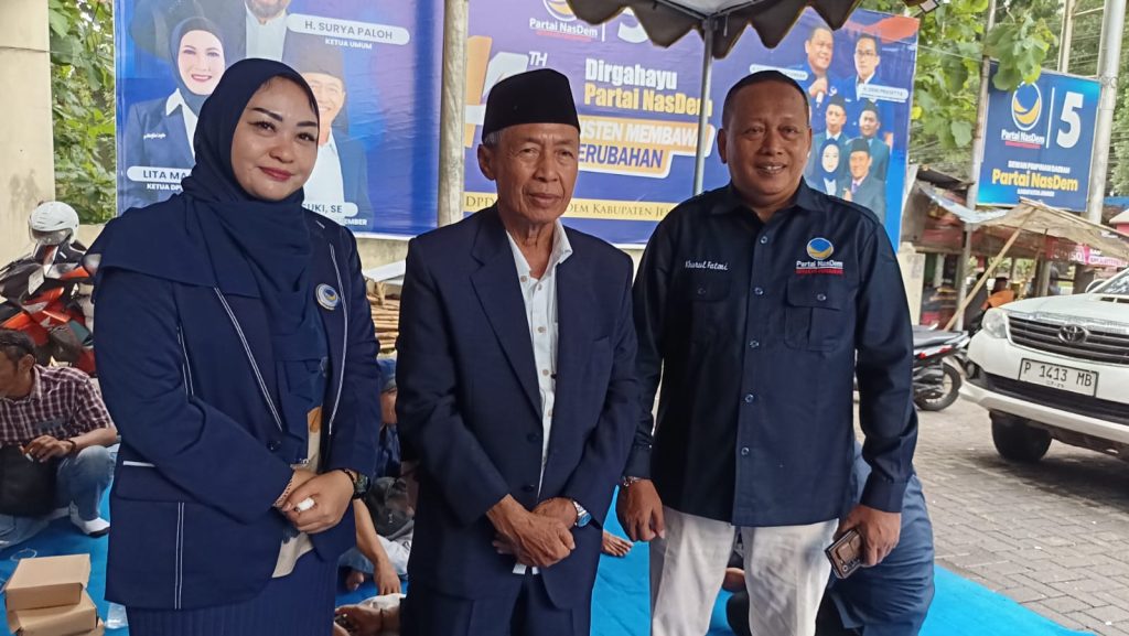 Sahdan! Khurul Fatoni Ucapkan Selamat HUT ke-14 NasDem serta  Ramaikan Ultah NasDem Dengan Senam Zumba Dan Doorprize