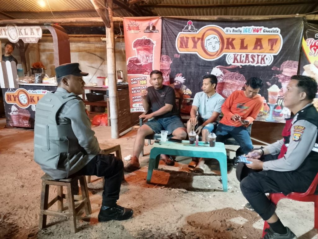 Pantau Kamtibmas di Bumi Jaya, Polsek Negara Batin Sosialisasi Manfaat Layanan 110