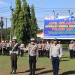 Polres Way Kanan Apel Gelar Pasukan Ops Zebra Krakatau 2025