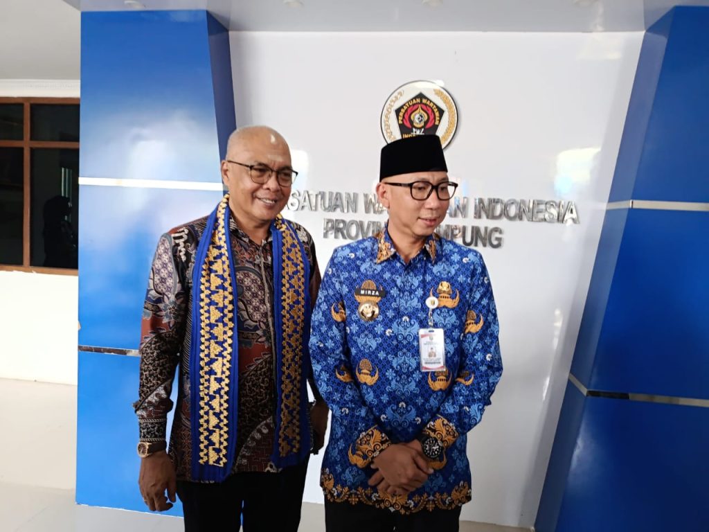 Gubernur Rahmat Mirzani Dukung PWI Lampung Jadi Tuan Rumah HPN Tahun 2027