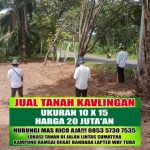 Dekat Bandara Gatsu Way Tuba, Gebyar Jual Tanah Kavlingan Murah Mulai 10 Juta’an Aja !!!