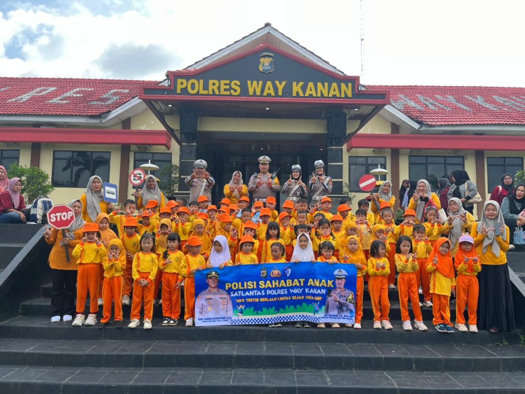 Operasi Zebra Krakatau 2025, Kamsel Satgas Preventif Gelar Polsanak di Polres Way Kanan