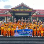 Operasi Zebra Krakatau 2025, Kamsel Satgas Preventif Gelar Polsanak di Polres Way Kanan