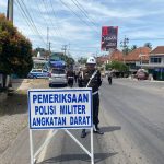 Ops Zebra Krakatau 2025, Polisi Lalulintas dengan CPM TNI AD Gelar Razia dan Edukasi Pengemudi Kendaraan di Way Kanan