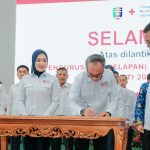 Sekda Machiavelli Ikuti Prosesi Pelantikan Pengurus PMI Kabupaten Way Kanan Masa Bakti 2025-2030