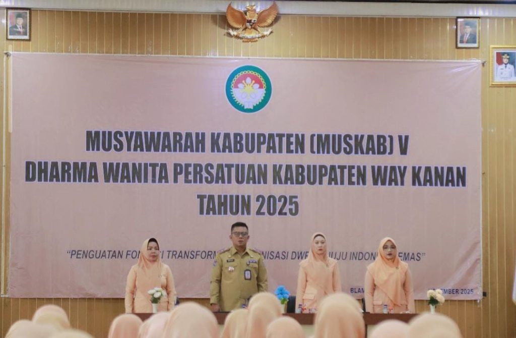 Sekda Machiavelli Resmi Buka MUSKAB Ke-V DWP Way Kanan Tahun 2025