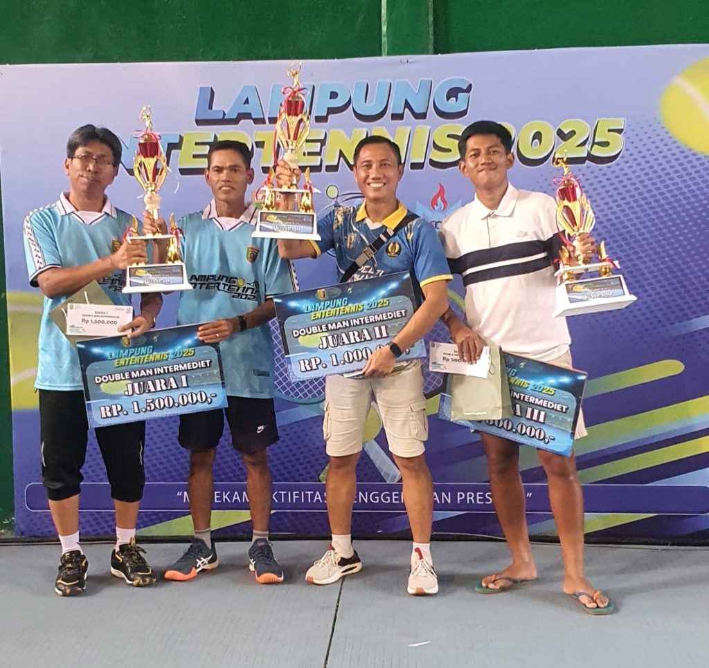 Way Kanan Raih Juara II di Lampung Entertennis 2025