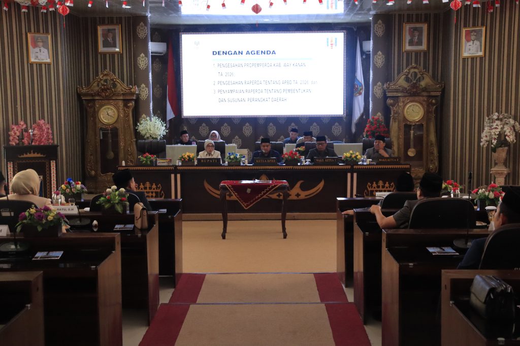 Pengesahan Propemperda & APBD 2026: Komitmen Way Kanan Wujudkan Tata Kelola Pemerintahan Yang Efektif