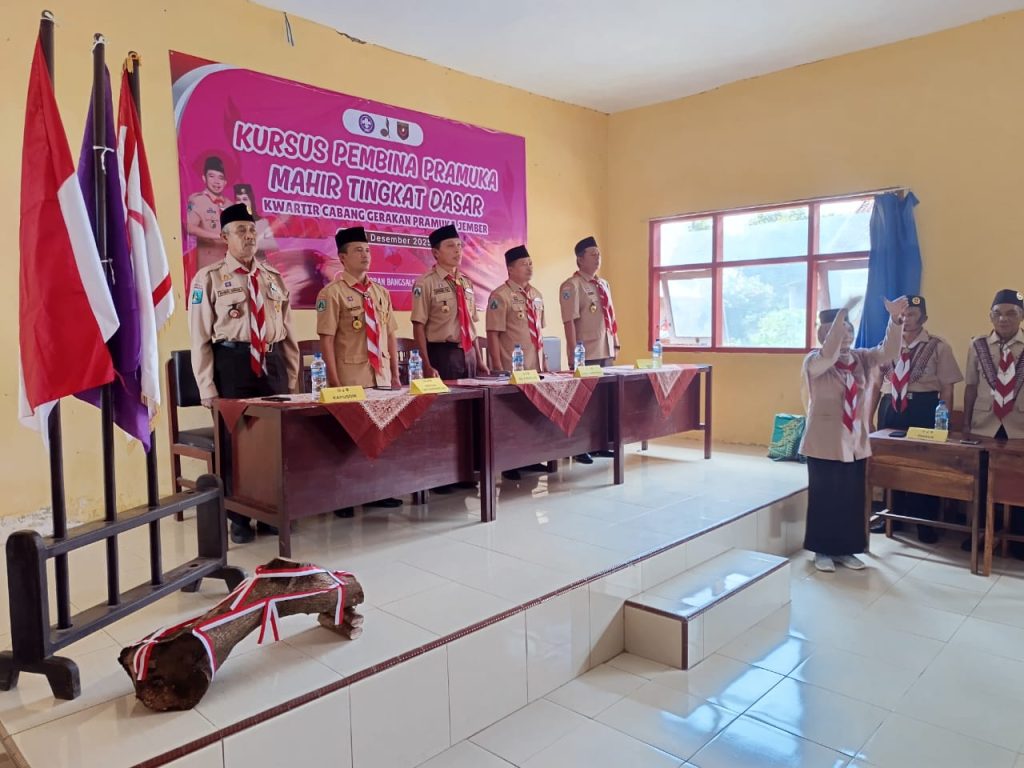 Tingkatkan Kualitas Pembina, Kwarcab Jember Gelar KMD di Bangsalsari Mendapat Apresiasi Kwarcab Jember Dan LPK Kwarcab Jember