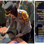 Kapolres Pesisir Barat Resmikan Pos Polisi Marga Belimbing 