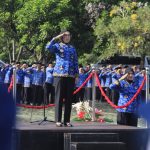 Pemkab Way Kanan Gelar Upacara Peringatan Hari KORPRI ke-54 dan Hari Guru Nasional di Lapangan Buway Pemuka