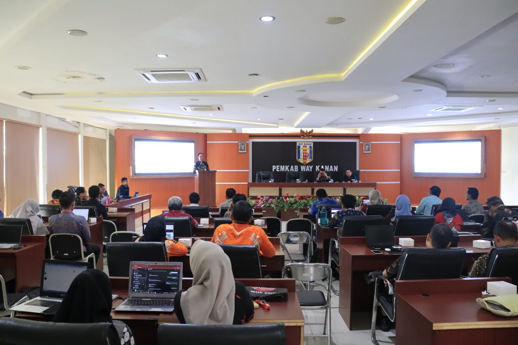 Pemkab Way Kanan Tingkatkan Kapasitas Admin Website OPD