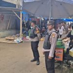 Polisi Patroli KRYD di Bumiharjo, Pedagang dan Pengunjung Pasar Dihimbau Waspada Kejahatan