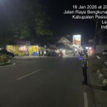 SAT LANTAS POLRES PESISIR BARAT GELAR PATROLI BLUE LIGHT
