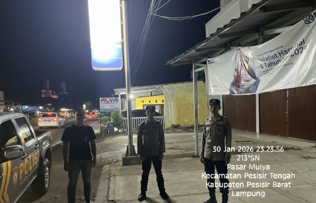 POLSEK PESISIR TENGAH INTENSIFKAN PATROLI KRYD