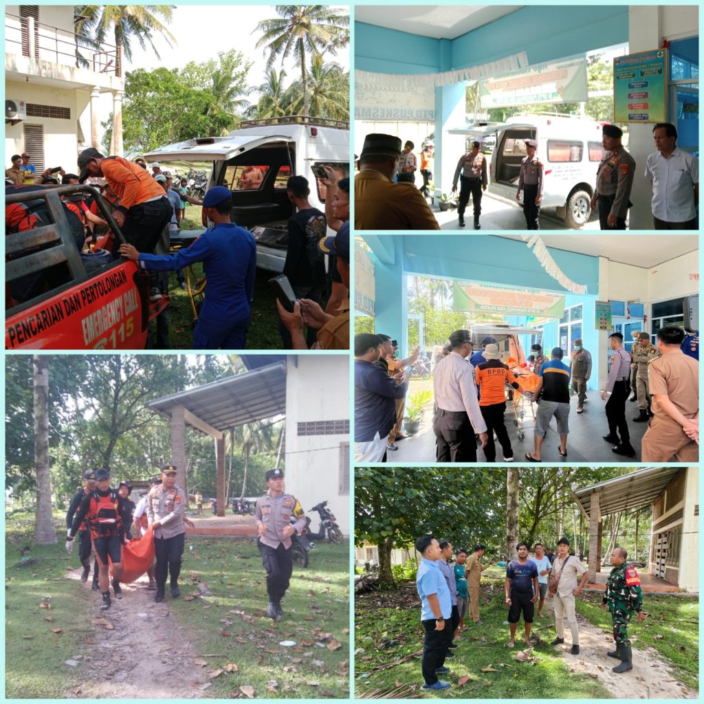 Setelah tiga hari pencarian, akhirnya korban tenggelam ditemukan